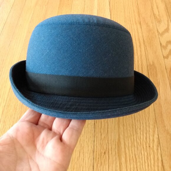 Vintage 80s Wool Air Force Hat: Women's Military Uniform, Size 21 1/2 - Picture 6 of 12